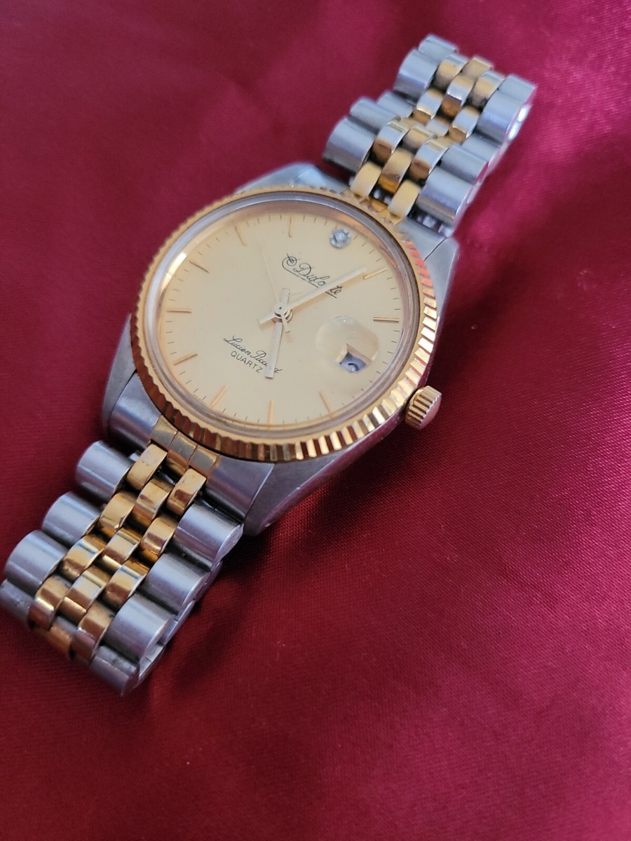 ⚡️RARE VINTAGE Lucien Piccard Dufonte Diamond 35mm Men display picture 1