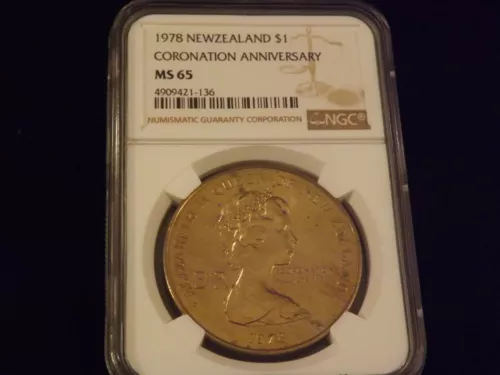 1978   $1        New Zealand       NGC  MS 65