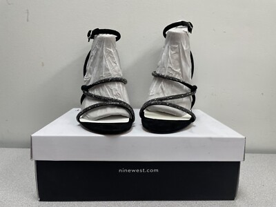 NINE WEST Women's Blitz2 Heeled Sandal Black