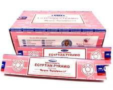 Satya Nag Champa EGYPTIAN PYRAMID Incense Sticks: Choose 15 30 45 90 or 180 gm
