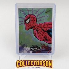 2021 Marvel Metal Universe Spiderman Sketch 1 of 1 Rubinstein