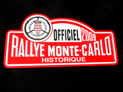 PLAQUE RALLYE MONTE carlo 1994 vainqueur Delecour plate signé escorth