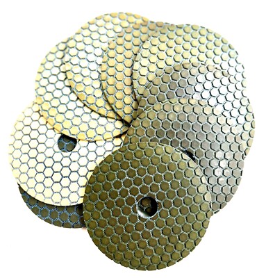 Diamond Polishing Pads 5 Inch Dry For Marble Concrete Stones Terrazzo Granite