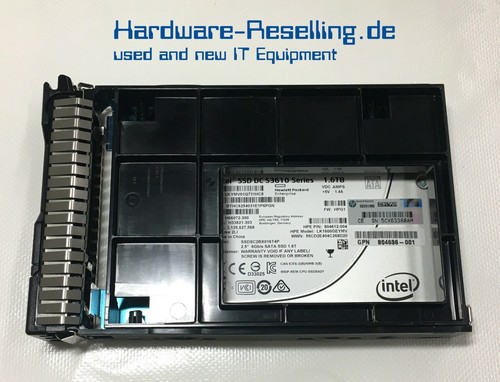 HPE 805384  1,6TB SSD DC S3610 6G SATA 2,5" LK1600GEYMV 804612-004 804636-001