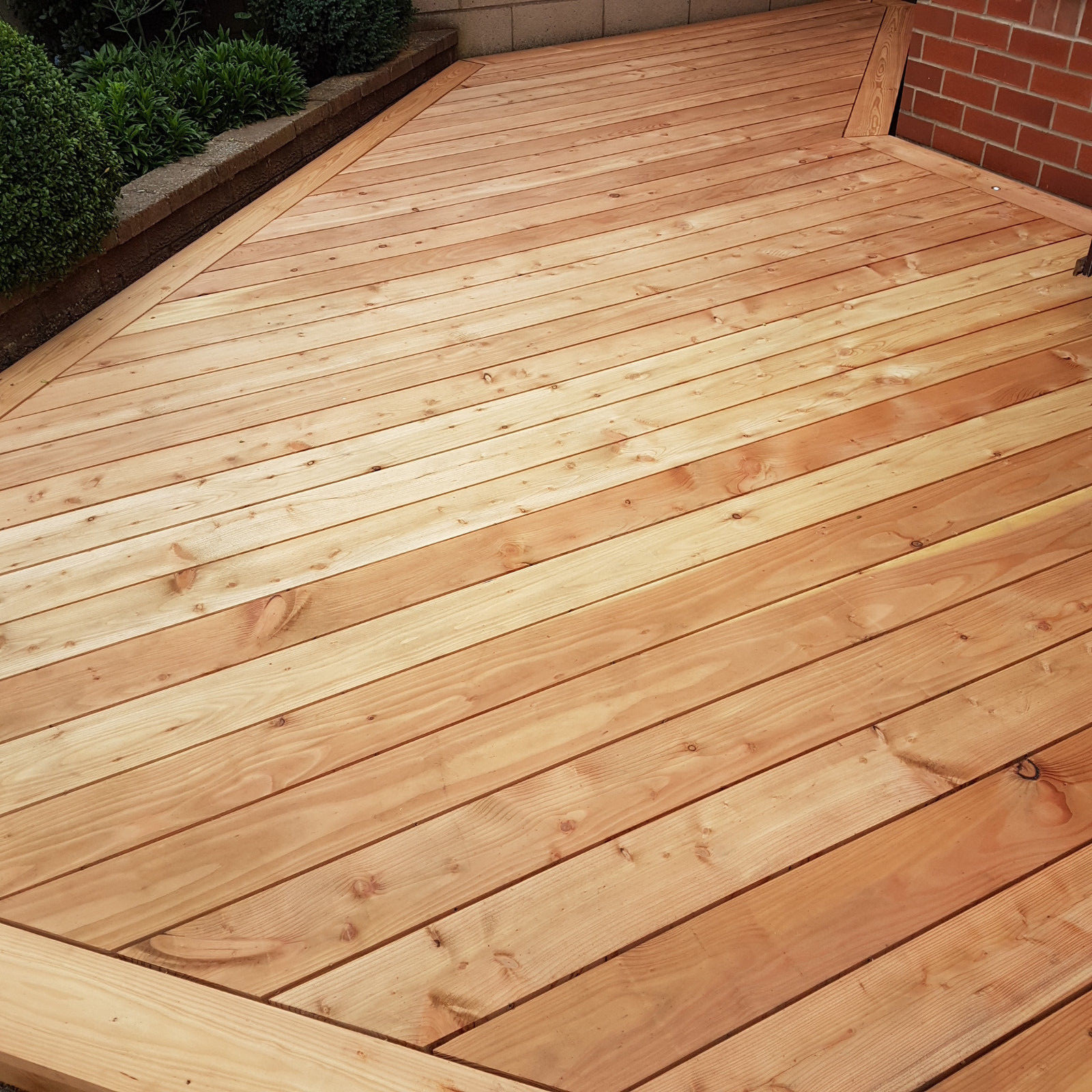 Larch Smooth Decking Boards eBay