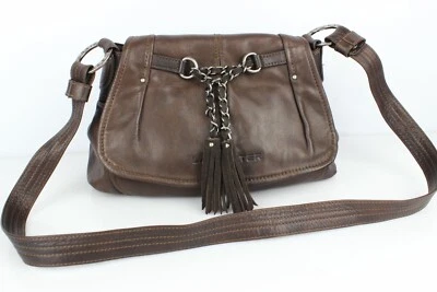 LANCASTER Sac Bandoulière cuir marron Très bon état - Photo 1/4