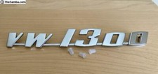 Vw 1300 Script Emblem Deck Lid Engine Lid Vw 1300 Script Emblem Deck Lid Engine Lid