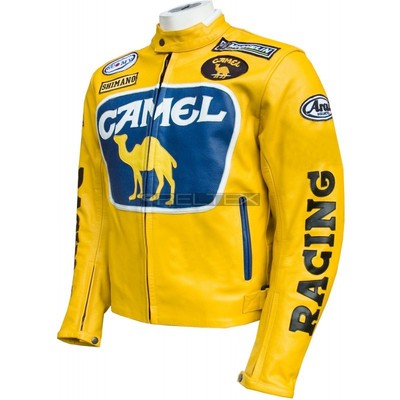 camel racing jacket
