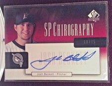 2004 SP Authentic   Chirography   Duo Tone #JB   Josh Beckett 10/75
