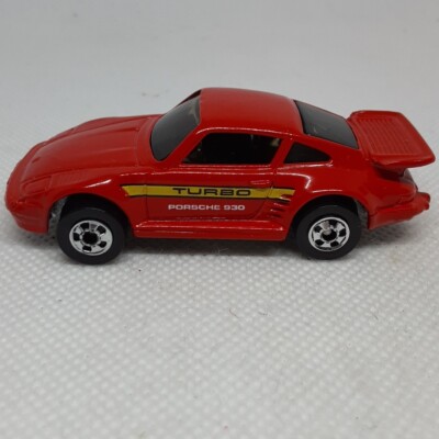 Hot Wheels Porsche Turbo 930 1989 Red Made In Malaysia | eBay