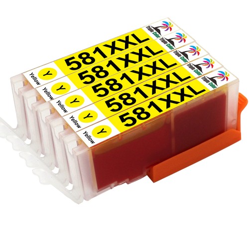 5er XXL Patronen für PGI-580 CLI-581 CANON Pixma TS705 6150 6350 TR7550 8550 - Bild 3 von 13