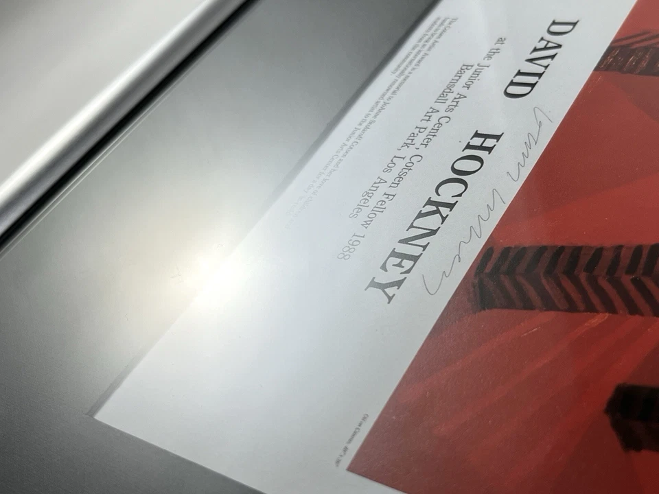 David Hockney Offset литография Calvi, Лос-Анджелес 1988 - Изображение 3 из 4