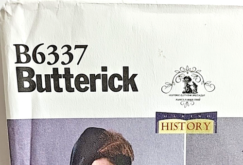 Butterick B6337 Edwardian Notch Long Jacket & Skirt Costume Pattern E5 14 - 22 - Picture 5 of 11