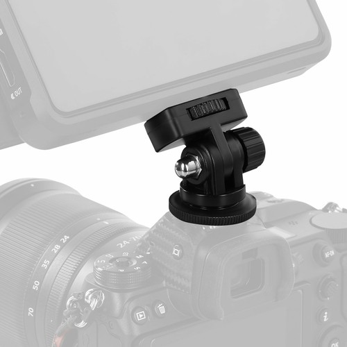 Hot Shoe Mount Adapter 1/4" Screw F Type Ball Head for SLR Camera Rig Monitor - Picture 9 of 11