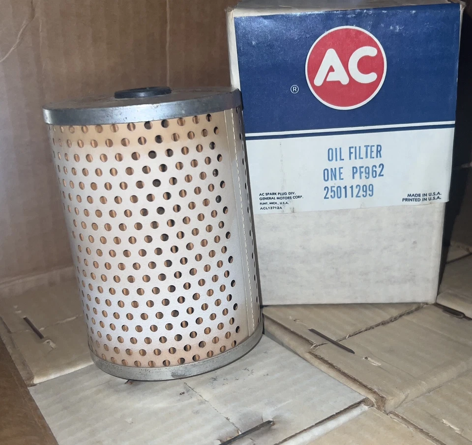 Lote de 11 filtros de aceite NOS ACDelco PF962 Mercedes-Benz 280SE, 300SEL, 280SEL, más Foto 2 de 4