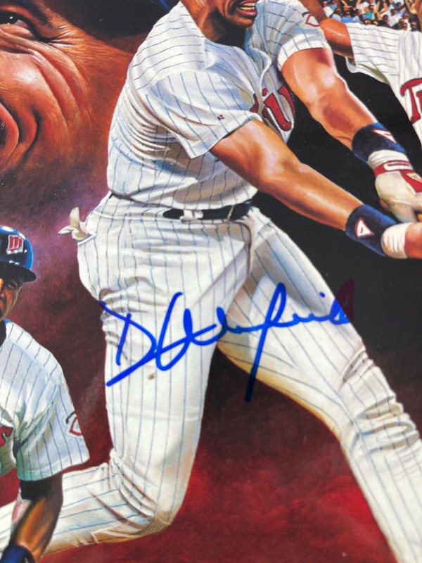 Baseball HOF Dave Winfield 1994 3000 hit Twins Padres baseball autograph program