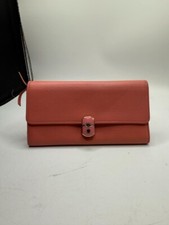 Balenciaga Pink Leather Padlock Flap Wallet SPB-TS343486