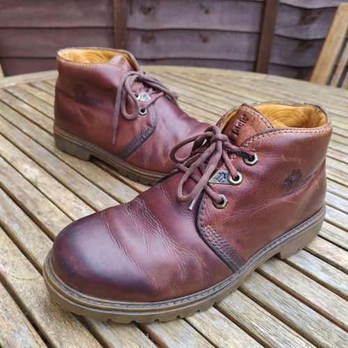 Panama Jack Brown Leather Boots UK 7 EU40 Ankle Lace up Waterproof Made in Spain - Picture 7 of 23