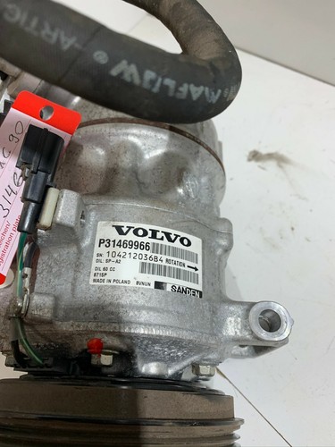 2016 Volvo XC90 2.0 Diesel Air A/C Pump Compressor P31469966 - Picture 5 of 6
