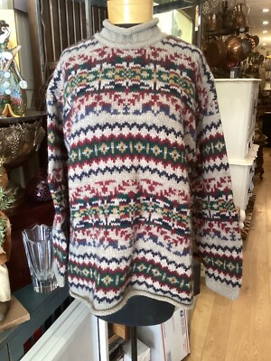 VINTAGE AUTHENTIC ABERCROMBIE & FITCH THE BIG SWEATER (M) NO RES