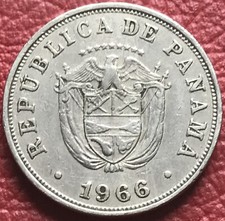 5 Centésimos 1966 Panama 🇵🇦 KM# 23