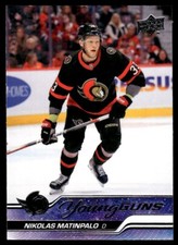 2023-24 Upper Deck Young Guns Nikolas Matinpalo Rookie Ottawa Senators #495