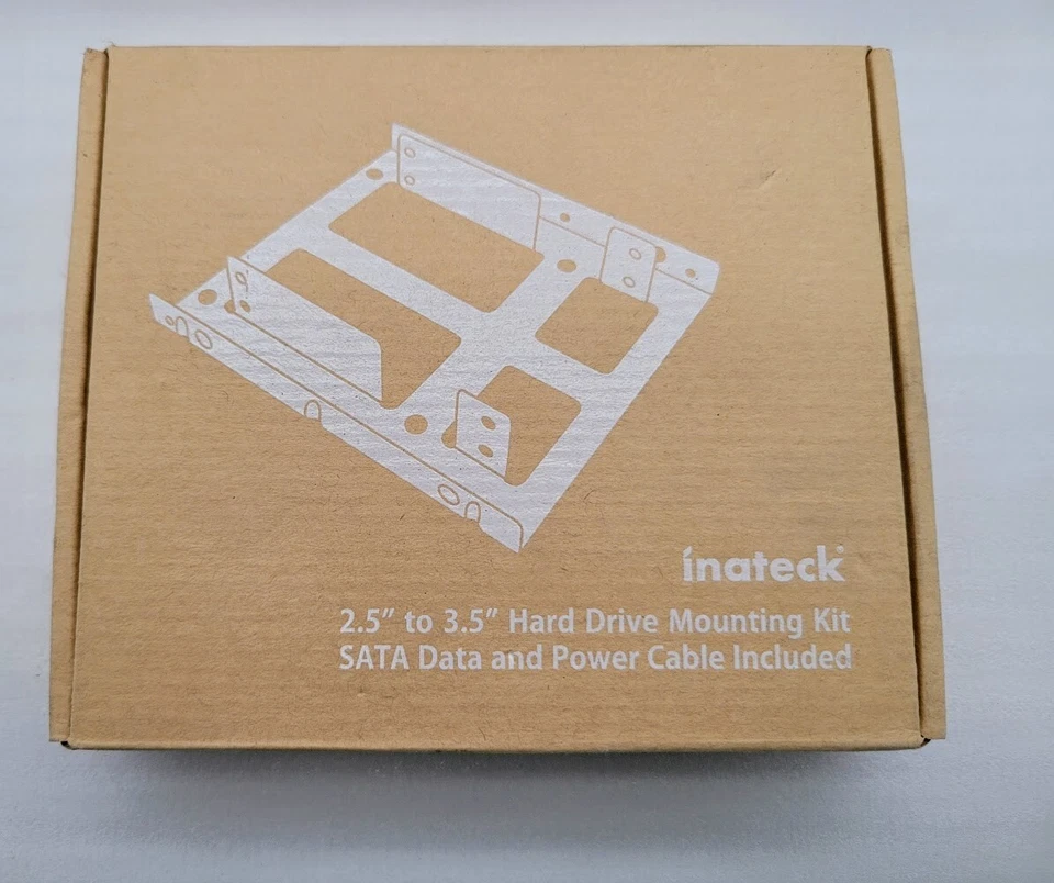 LOT9Inateck 2.5" To 3.5" Hard Drive Internal Mounting Kit W/ Data & Power Cables - Image 4 of 4