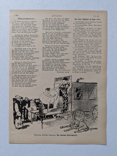 JUGEND 1905 Einzelverkauf div. Werbung Anzeigen Reklame Abb. und weitere (W05G) - Picture 3 of 13