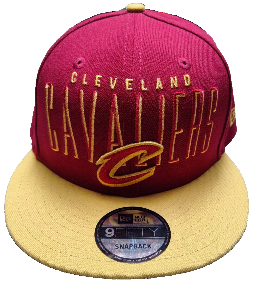 New Era Cleveland Cavaliers NBA 9Fifty Snapback Adjustable Cap for Adults  