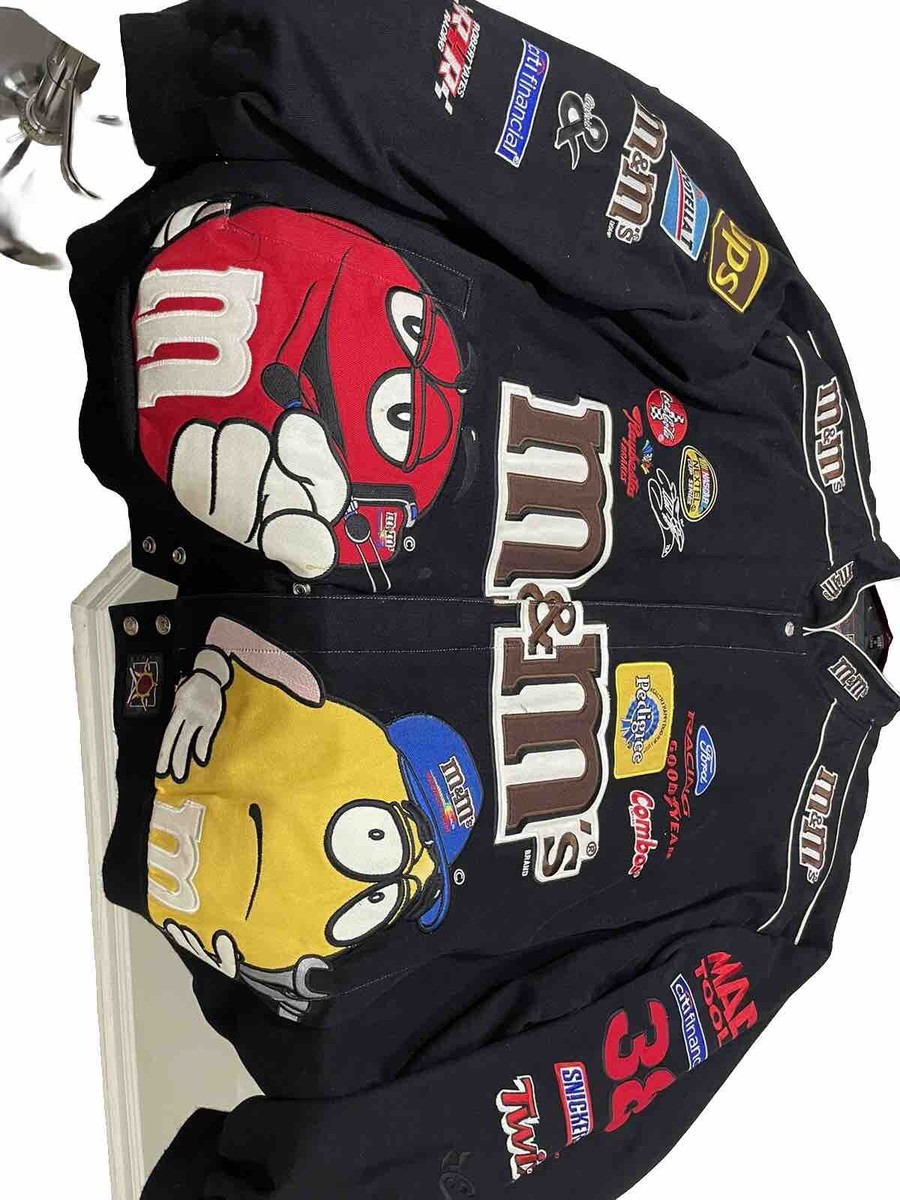VTG NASCAR Jacket Mens 5XL M&Ms Elliot Sadler Racing MMs JH VTG NASCAR Jacket Mens 5XL M&Ms Elliot Sadler Racing MMs JH