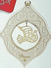  🎄   Lenox Peace Dove ORNAMENT Porcelain NIB  🎄 