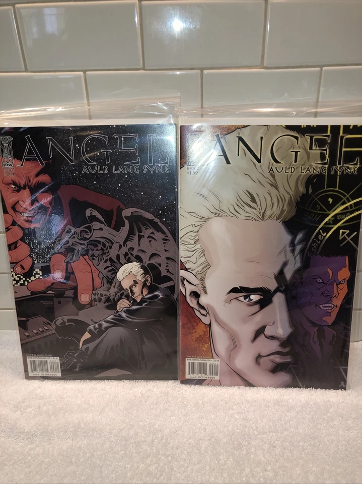 Angel (Buffy Vampire Slayer) Auld Lang Syne выпуск 1-5 комиксов с обложками (A & B) - Изображение 3 из 4