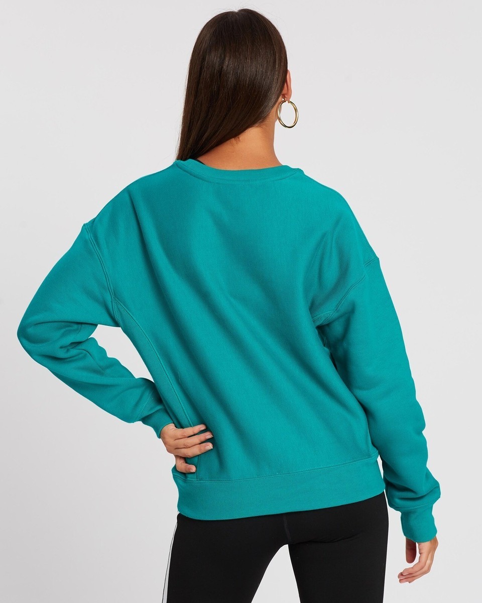 Champion Reverse Weave Crewneck Sweatshirt 2XL Green EUC | eBay