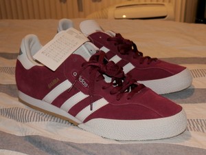 adidas samba super suede burgundy
