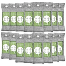 16 Pack Bamboo Charcoal Air Purifying Bag Activated Charcoal Bags Odor Moisture