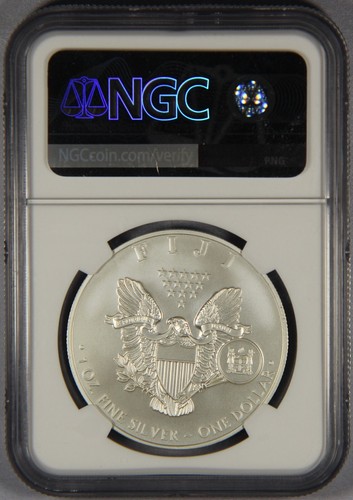 2023 Fiji $1 Silver T-1 Eagle Dollar Fractional Set NGC MS70 Early Releases - Picture 10 of 11