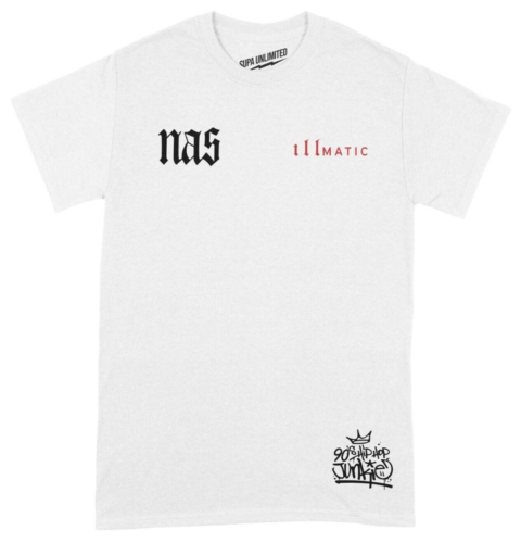 Illmatic Nas Hip Hop Junkie T-Shirt Schwarz Rap Legend Tee Unisex 90s Musik Tee - Bild 5 von 8