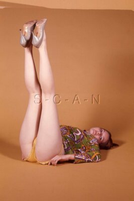 Org Camera Club Nude 1960s 35mm Slide / Negative- Woman- Legs- Butt- Up Skirt #3