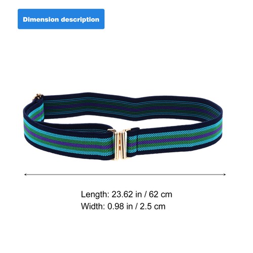 1 Set 3 Pcs Children Waistbelt Practical Elastic Kids Belts (Random Color) - Picture 10 of 12