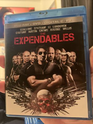 The Expendables (Blu-ray, DVD, + Digital Copy, 2010) - Fast Shipping