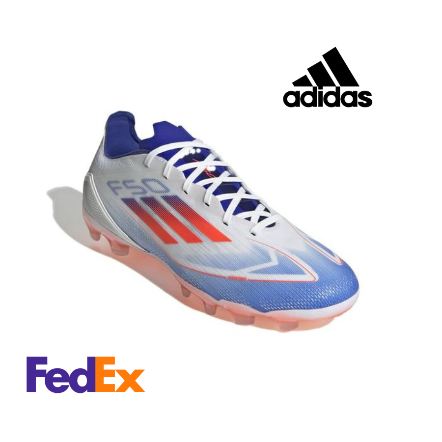 Adidas F50 Pro MG Cleats Football White Blue Soccer Boots Adidas F50 Pro MG Cleats Football White Blue Soccer Boots