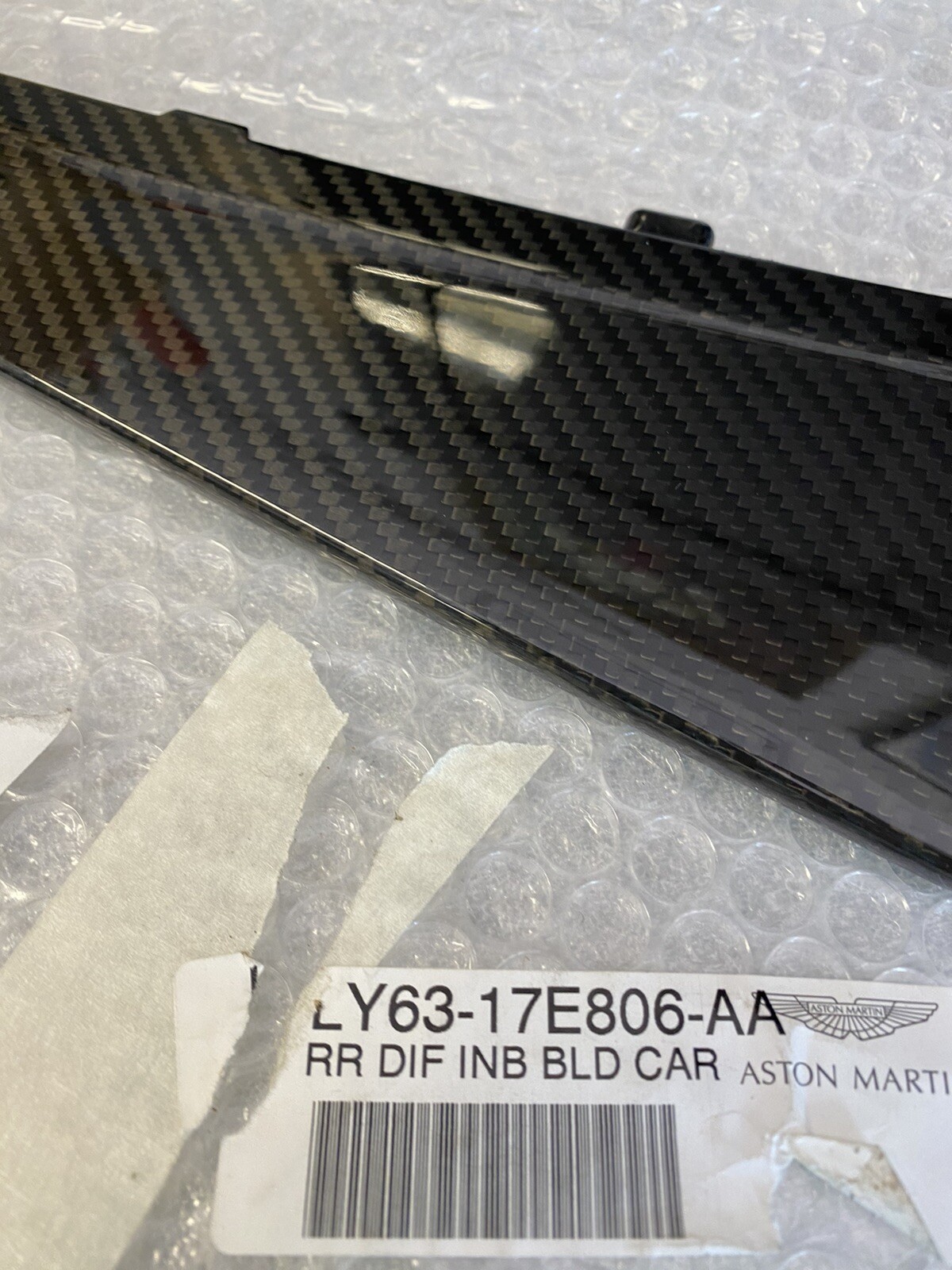 Aston Martin Vantage Carbon Fiber Diffuser Blade- Part Number LY63-17E806-AA