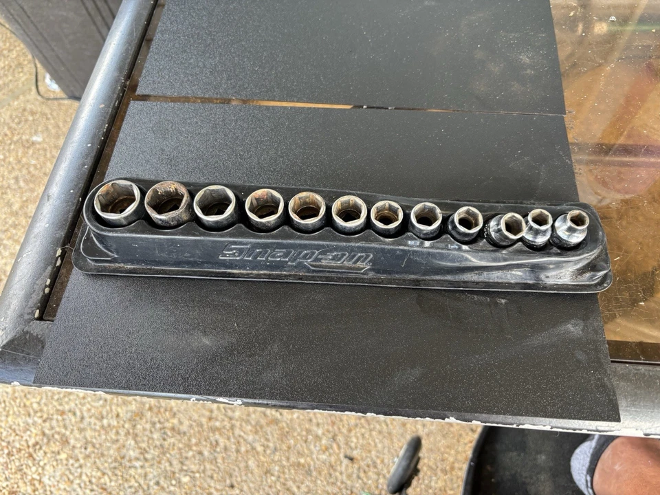 SNAP ON 212FSMY 3/8" DRIVE 6 POINT METRIC SHALLOW SOCKET SET MIX LOGO 8MM - 19MM - Image 3 of 4