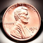 1974-S US Lincoln Memorial Cent RED BU From Original Roll FAST S&H W/Tracking