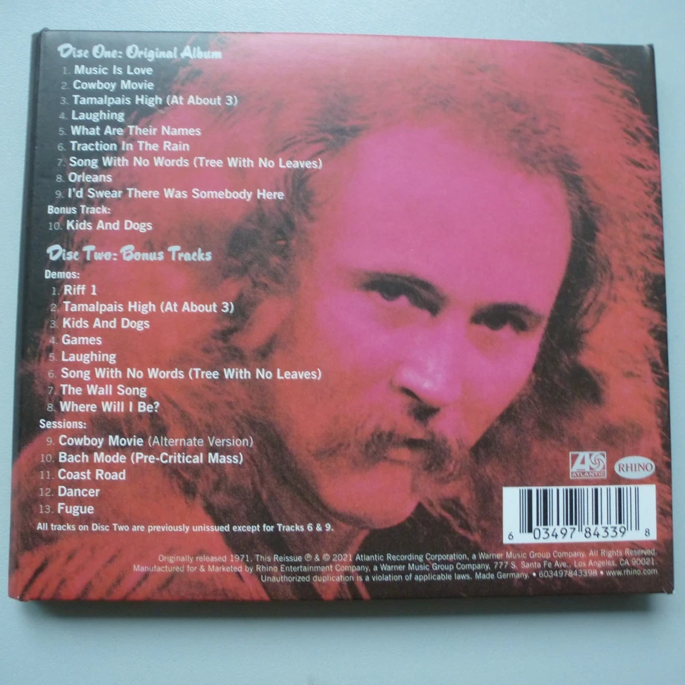 David Crosby If I could only remember my name  50th Anniversary expanded  2 CD'S - Bild 2 von 4