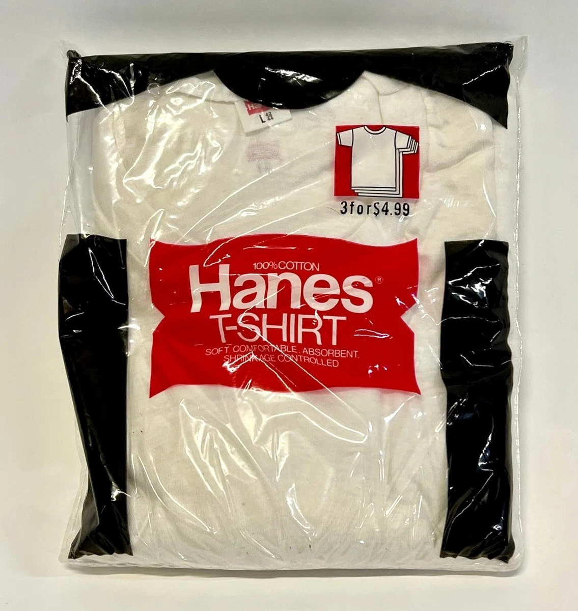 Hanes Basic Tees 1970s Vintage T-Shirts for Men for sale | eBay