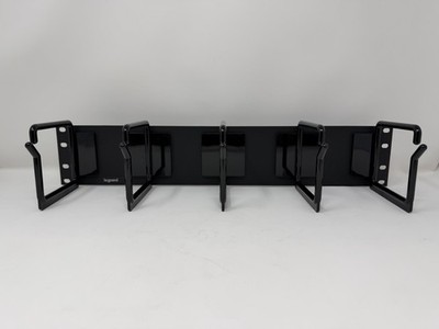 Legrand Ortronics 808004818 Wire Management Panel 2U 19'' Rack Black OEM New