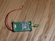 PCB for Prop Replica Star Trek Medical Hand Scanner Red Rotation and Green Led