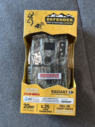 Browning Defender Pro Scout Max HD Cellular AT&T-Verizon Game Camera BTC-PSMXHD - Picture 1 of 2