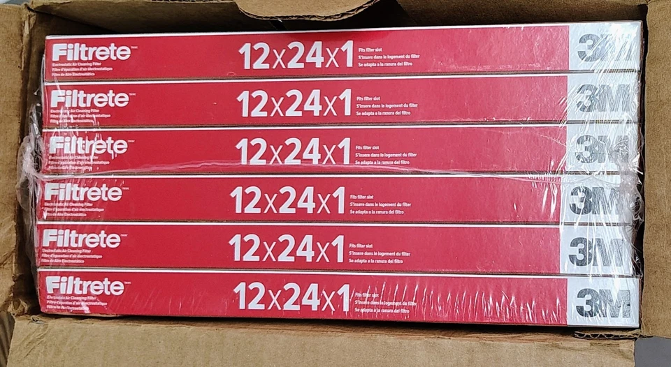 Filtrete 12x24x1 Air Filter MPR 1000 MERV 11, Allergen Defense, 6-Pack - Image 4 of 4